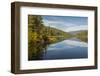 Mountains reflected in a lake along Valley of Five Lakes trail, Jasper National Park, UNESCO World -Jon Reaves-Framed Photographic Print