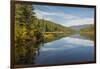 Mountains reflected in a lake along Valley of Five Lakes trail, Jasper National Park, UNESCO World -Jon Reaves-Framed Photographic Print