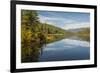 Mountains reflected in a lake along Valley of Five Lakes trail, Jasper National Park, UNESCO World -Jon Reaves-Framed Photographic Print