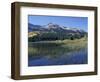 Mountains Reflected in Lost Lake, Crested Butte, Colorado, USA-Cindy Miller Hopkins-Framed Photographic Print