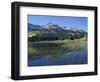 Mountains Reflected in Lost Lake, Crested Butte, Colorado, USA-Cindy Miller Hopkins-Framed Photographic Print