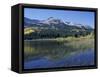 Mountains Reflected in Lost Lake, Crested Butte, Colorado, USA-Cindy Miller Hopkins-Framed Stretched Canvas