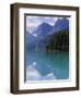 Mountains Reflected in Maligne Lake, Jasper National Park, UNESCO World Heritage Site, British Colu-Martin Child-Framed Photographic Print