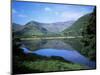 Mountains Reflected in Still Water of the Lake, Brothers Water, Lake District, Cumbria, England-David Hunter-Mounted Photographic Print