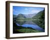 Mountains Reflected in Still Water of the Lake, Brothers Water, Lake District, Cumbria, England-David Hunter-Framed Photographic Print