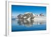 Mountains reflecting in glassy water of Hope Bay, Antarctica, Polar Regions-Michael Runkel-Framed Photographic Print