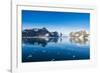 Mountains reflecting in glassy water of Hope Bay, Antarctica, Polar Regions-Michael Runkel-Framed Photographic Print