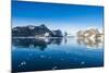 Mountains reflecting in glassy water of Hope Bay, Antarctica, Polar Regions-Michael Runkel-Mounted Photographic Print