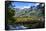 Mountains Reflecting in the Mirror Lakes, Eglinton Valley, South Island, New Zealand, Pacific-Michael-Framed Stretched Canvas