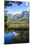 Mountains Reflecting in the Mirror Lakes, Eglinton Valley, South Island, New Zealand, Pacific-Michael-Mounted Photographic Print