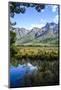 Mountains Reflecting in the Mirror Lakes, Eglinton Valley, South Island, New Zealand, Pacific-Michael-Mounted Photographic Print