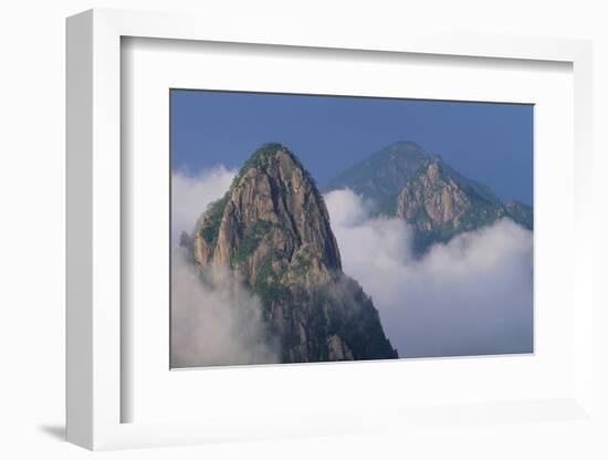 Mountains Rising from Fog-DLILLC-Framed Photographic Print