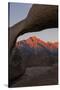 Mountains Seen Through Mobius Arch, Alabama Hills, California, USA-Jaynes Gallery-Stretched Canvas