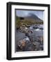 Mountains Shrouded in Low Cloud in An Autumn View of Glen Sannox, Isle of Arran, Scotland, Uk-Jon Gibbs-Framed Photographic Print