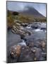 Mountains Shrouded in Low Cloud in An Autumn View of Glen Sannox, Isle of Arran, Scotland, Uk-Jon Gibbs-Mounted Photographic Print