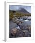 Mountains Shrouded in Low Cloud in An Autumn View of Glen Sannox, Isle of Arran, Scotland, Uk-Jon Gibbs-Framed Photographic Print