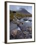 Mountains Shrouded in Low Cloud in An Autumn View of Glen Sannox, Isle of Arran, Scotland, Uk-Jon Gibbs-Framed Photographic Print