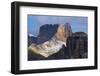 Mountains Southwest of Tre Cime Di Lavaredo, Sexten Dolomites, South Tyrol, Italy, Europe, July-Frank Krahmer-Framed Photographic Print