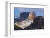 Mountains Southwest of Tre Cime Di Lavaredo, Sexten Dolomites, South Tyrol, Italy, Europe, July-Frank Krahmer-Framed Photographic Print