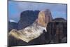 Mountains Southwest of Tre Cime Di Lavaredo, Sexten Dolomites, South Tyrol, Italy, Europe, July-Frank Krahmer-Mounted Photographic Print