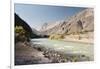 Mountains, Stream and Vineyards, Elqui Valley, Chile, South America-Mark Chivers-Framed Photographic Print