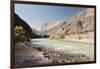 Mountains, Stream and Vineyards, Elqui Valley, Chile, South America-Mark Chivers-Framed Photographic Print