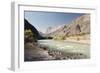 Mountains, Stream and Vineyards, Elqui Valley, Chile, South America-Mark Chivers-Framed Photographic Print