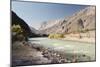 Mountains, Stream and Vineyards, Elqui Valley, Chile, South America-Mark Chivers-Mounted Photographic Print