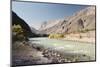 Mountains, Stream and Vineyards, Elqui Valley, Chile, South America-Mark Chivers-Mounted Premium Photographic Print