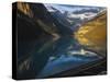 Mountains Surrounding Lake Louise-Philip Gendreau-Stretched Canvas