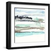 Mountains to Sea II-Jennifer Goldberger-Framed Art Print