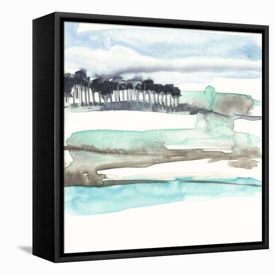 Mountains to Sea II-Jennifer Goldberger-Framed Stretched Canvas