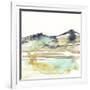 Mountains to Sea VI-Jennifer Goldberger-Framed Art Print