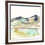 Mountains to Sea VI-Jennifer Goldberger-Framed Art Print