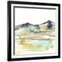 Mountains to Sea VI-Jennifer Goldberger-Framed Art Print