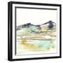 Mountains to Sea VI-Jennifer Goldberger-Framed Art Print