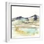 Mountains to Sea VI-Jennifer Goldberger-Framed Art Print