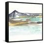 Mountains to Sea VII-Jennifer Goldberger-Framed Stretched Canvas