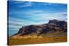 Mountains & Train Tracks Scottsdale Arizona-null-Stretched Canvas