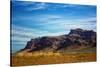 Mountains & Train Tracks Scottsdale Arizona-null-Stretched Canvas