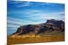 Mountains & Train Tracks Scottsdale Arizona-null-Mounted Photo