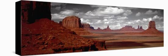 Mountains, West Coast, Monument Valley, Arizona, USA-null-Stretched Canvas