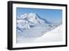 Mountains with Snow in Winter, Val-D'isere, Alps, France-haveseen-Framed Photographic Print