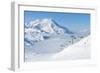 Mountains with Snow in Winter, Val-D'isere, Alps, France-haveseen-Framed Photographic Print