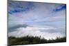 Mountains with Trees and Fog-aslysun-Mounted Photographic Print