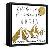 Mountains-Color Bakery-Framed Stretched Canvas