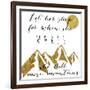 Mountains-Color Bakery-Framed Giclee Print