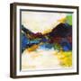 Mountains-null-Framed Art Print