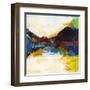 Mountains-null-Framed Art Print