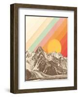 Mountainscape 1-Florent Bodart-Framed Giclee Print